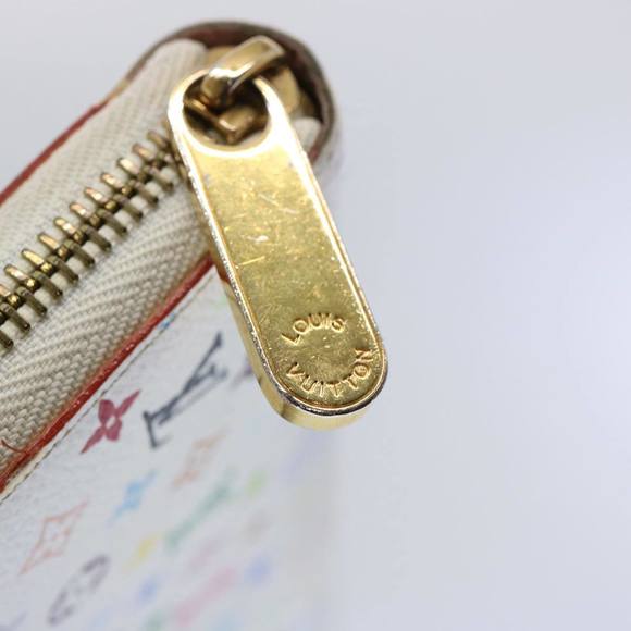 LOUIS VUITTON Monogram Multicolor Zippy Wallet White M60241 LV Auth yk9942 - Picture 7 of 16